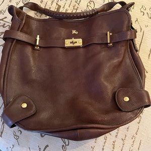 Vintage Prorsum Large Leather Burberry Shoulder Bag